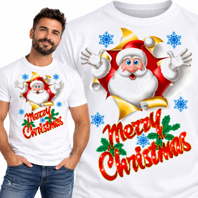 KOSZULKA ŚWIĄTECZNA  MERRY CHRISTMAS